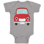 Baby Clothes Classic Mini Model Front View Car Baby Bodysuits Boy & Girl Cotton