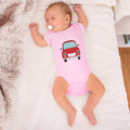 Baby Clothes Classic Mini Model Front View Car Baby Bodysuits Boy & Girl Cotton