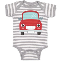 Baby Clothes Classic Mini Model Front View Car Baby Bodysuits Boy & Girl Cotton