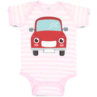 Baby Clothes Classic Mini Model Front View Car Baby Bodysuits Boy & Girl Cotton