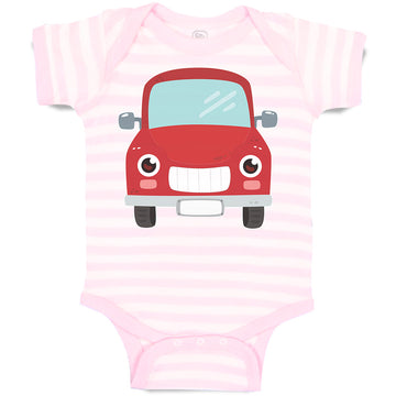 Baby Clothes Classic Mini Model Front View Car Baby Bodysuits Boy & Girl Cotton