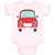 Baby Clothes Classic Mini Model Front View Car Baby Bodysuits Boy & Girl Cotton