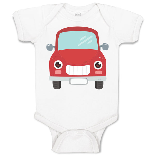 Baby Clothes Classic Mini Model Front View Car Baby Bodysuits Boy & Girl Cotton