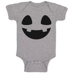 Baby Clothes Halloween Scary Silhouette Smile Baby Bodysuits Boy & Girl Cotton