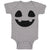 Baby Clothes Halloween Scary Silhouette Smile Baby Bodysuits Boy & Girl Cotton