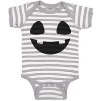 Baby Clothes Halloween Scary Silhouette Smile Baby Bodysuits Boy & Girl Cotton