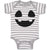 Baby Clothes Halloween Scary Silhouette Smile Baby Bodysuits Boy & Girl Cotton