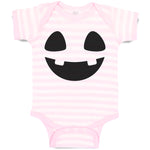 Baby Clothes Halloween Scary Silhouette Smile Baby Bodysuits Boy & Girl Cotton