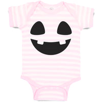 Baby Clothes Halloween Scary Silhouette Smile Baby Bodysuits Boy & Girl Cotton