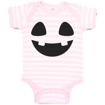 Baby Clothes Halloween Scary Silhouette Smile Baby Bodysuits Boy & Girl Cotton