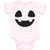 Baby Clothes Halloween Scary Silhouette Smile Baby Bodysuits Boy & Girl Cotton