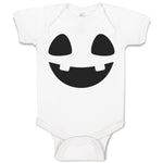 Baby Clothes Halloween Scary Silhouette Smile Baby Bodysuits Boy & Girl Cotton