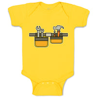 Baby Clothes Handyman Carpenterer Tool Belt Baby Bodysuits Boy & Girl Cotton