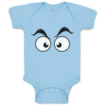 Baby Clothes Human Behaviour Angry Facial Expression Baby Bodysuits Cotton