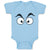 Baby Clothes Human Behaviour Angry Facial Expression Baby Bodysuits Cotton