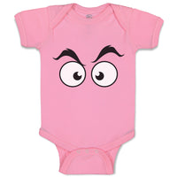 Baby Clothes Human Behaviour Angry Facial Expression Baby Bodysuits Cotton