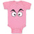 Baby Clothes Human Behaviour Angry Facial Expression Baby Bodysuits Cotton
