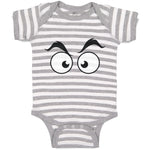 Baby Clothes Human Behaviour Angry Facial Expression Baby Bodysuits Cotton