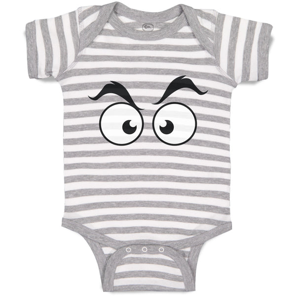 Baby Clothes Human Behaviour Angry Facial Expression Baby Bodysuits Cotton