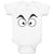 Baby Clothes Human Behaviour Angry Facial Expression Baby Bodysuits Cotton