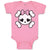 Baby Clothes Cross Bone Skull with Bow Baby Bodysuits Boy & Girl Cotton