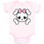 Baby Clothes Cross Bone Skull with Bow Baby Bodysuits Boy & Girl Cotton