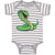 Baby Clothes Green King Cobra Serpent Venomous Baby Bodysuits Boy & Girl Cotton