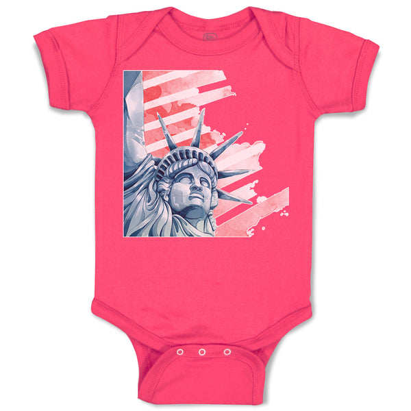 Baby Clothes Liberty for Victory Statue of New York City Usa Baby Bodysuits