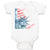 Baby Clothes Liberty for Victory Statue of New York City Usa Baby Bodysuits