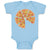 Baby Clothes Pizza Slice with Mozzarella Cheese Baby Bodysuits Boy & Girl Cotton