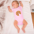 Baby Clothes Pizza Slice with Mozzarella Cheese Baby Bodysuits Boy & Girl Cotton