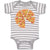 Baby Clothes Pizza Slice with Mozzarella Cheese Baby Bodysuits Boy & Girl Cotton