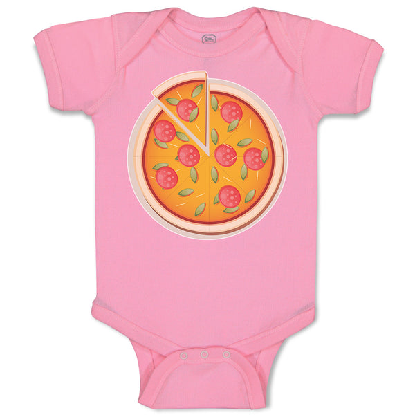 Baby Clothes Restaurants Pizza with Delicious Taste Pepperoni Pizza Cotton