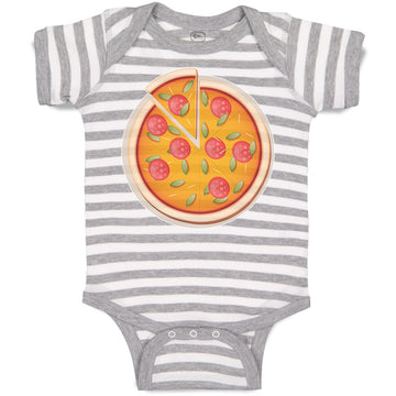 Baby Clothes Restaurants Pizza with Delicious Taste Pepperoni Pizza Cotton