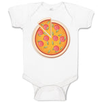 Baby Clothes Restaurants Pizza with Delicious Taste Pepperoni Pizza Cotton