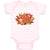 Baby Clothes Sleeping Fox on Autumn Bushy Leaves and Flower Baby Bodysuits