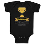 Baby Clothes Achievement New Character Created with Gold Trophy Baby Bodysuits