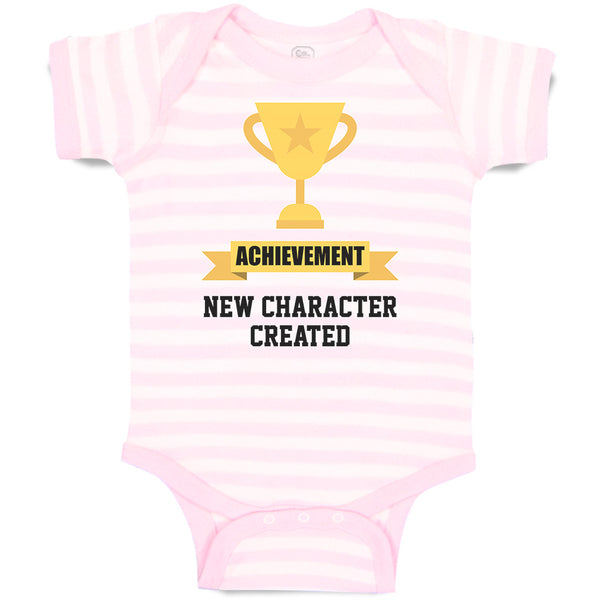 Achievement New Character Created with Gold Trophy