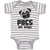 Baby Clothes Pugs Not Drugs Pet Animal Dog Face and Head Baby Bodysuits Cotton
