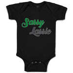 Baby Clothes Sassy Lassie Typography Letter Baby Bodysuits Boy & Girl Cotton