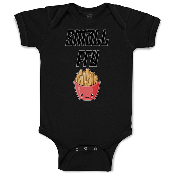 Baby Clothes Small Fried Snack Food in An Bowl with Face Baby Bodysuits Cotton