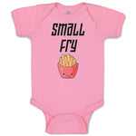 Baby Clothes Small Fried Snack Food in An Bowl with Face Baby Bodysuits Cotton