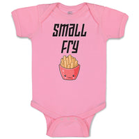 Baby Clothes Small Fried Snack Food in An Bowl with Face Baby Bodysuits Cotton