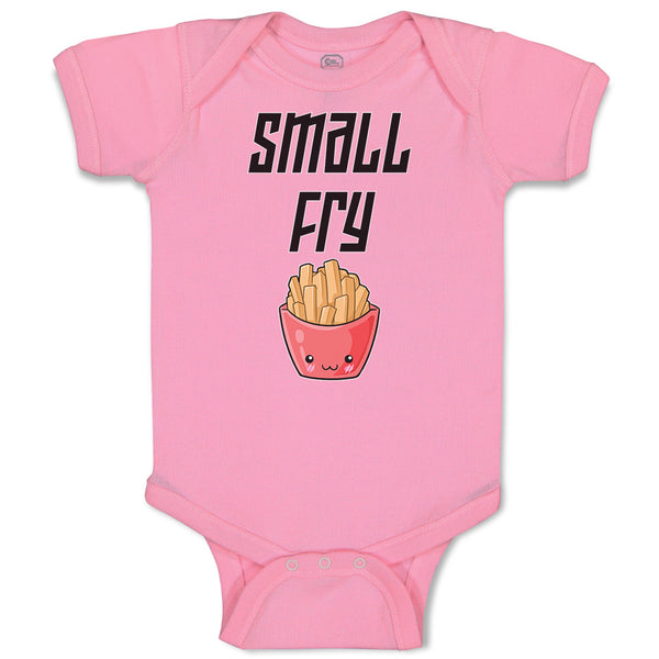 Baby Clothes Small Fried Snack Food in An Bowl with Face Baby Bodysuits Cotton