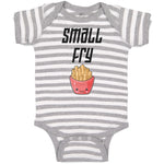 Baby Clothes Small Fried Snack Food in An Bowl with Face Baby Bodysuits Cotton
