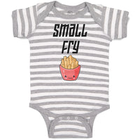 Baby Clothes Small Fried Snack Food in An Bowl with Face Baby Bodysuits Cotton