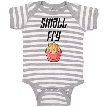 Baby Clothes Small Fried Snack Food in An Bowl with Face Baby Bodysuits Cotton