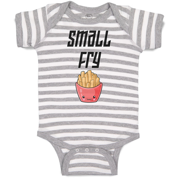 Baby Clothes Small Fried Snack Food in An Bowl with Face Baby Bodysuits Cotton