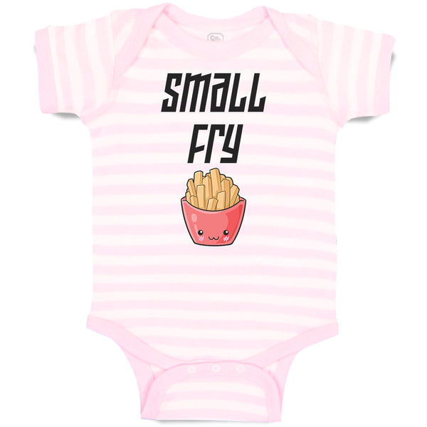 Baby Clothes Small Fried Snack Food in An Bowl with Face Baby Bodysuits Cotton