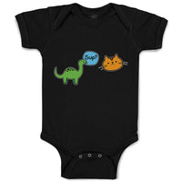 Baby Clothes Sup Toy Dinosaur and Cat Face Baby Bodysuits Boy & Girl Cotton